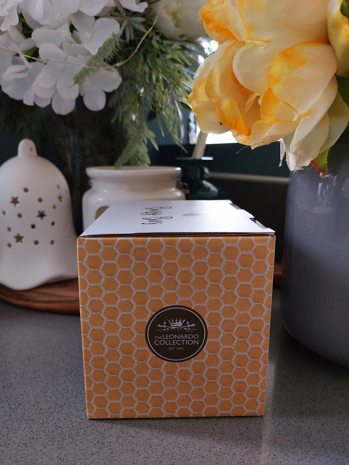 Busy Bee Floral Bee Mug