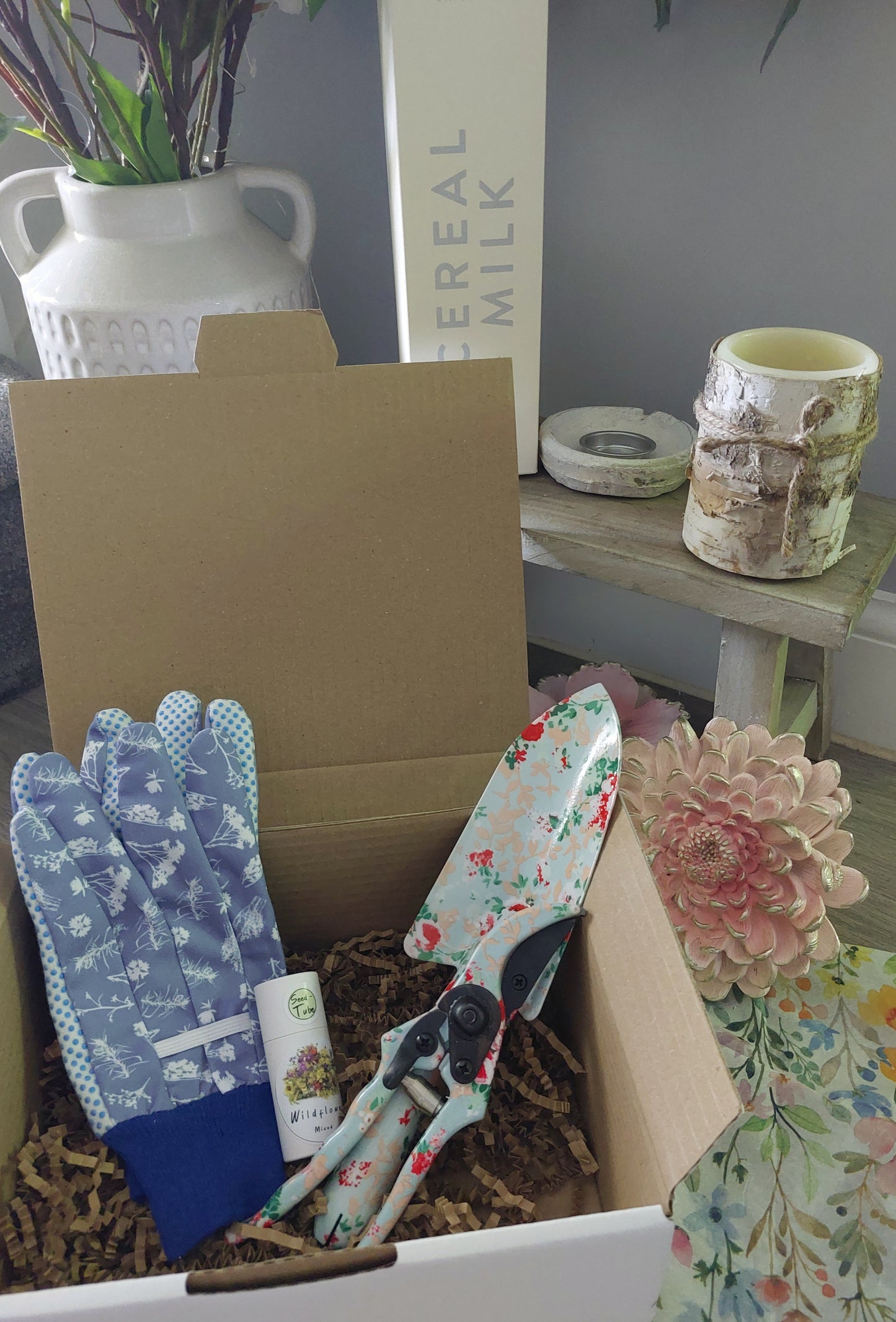 Wildflower and Rose Floral Gift Set