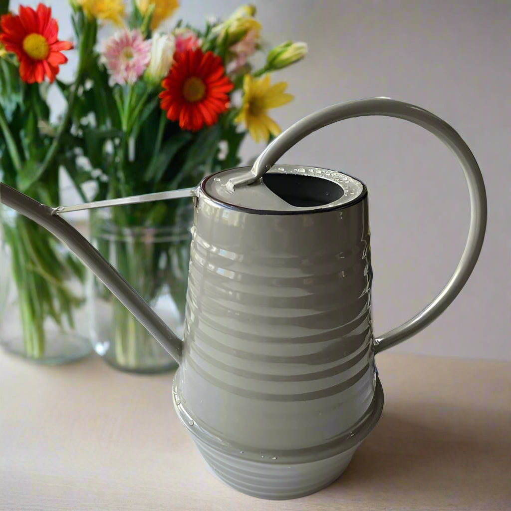 Watering Can - Assorted colours (cream, green or grey)