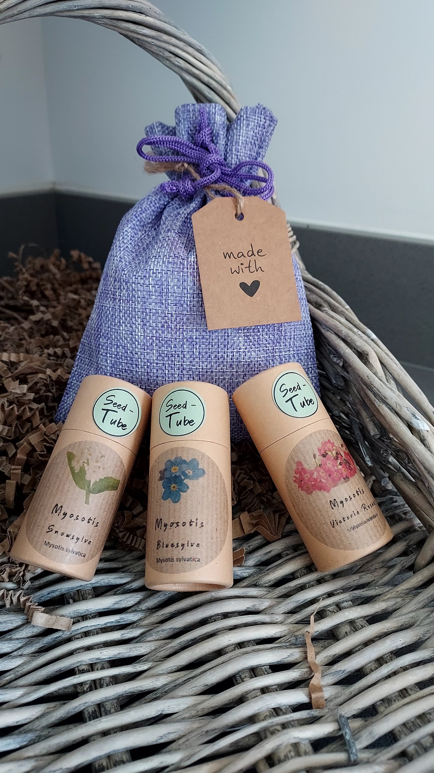 Forget Me Not Gift Set - with 3 pots & tray in two designs