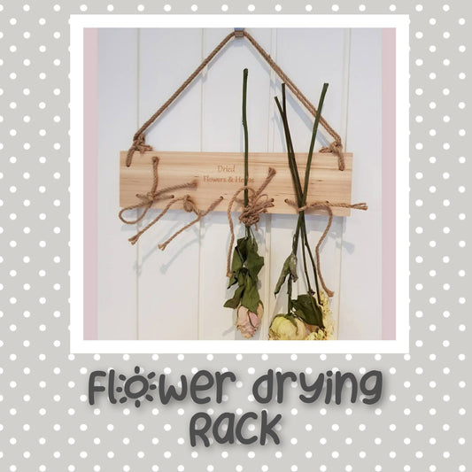 Flowers & Herb Drying Rack with rope
