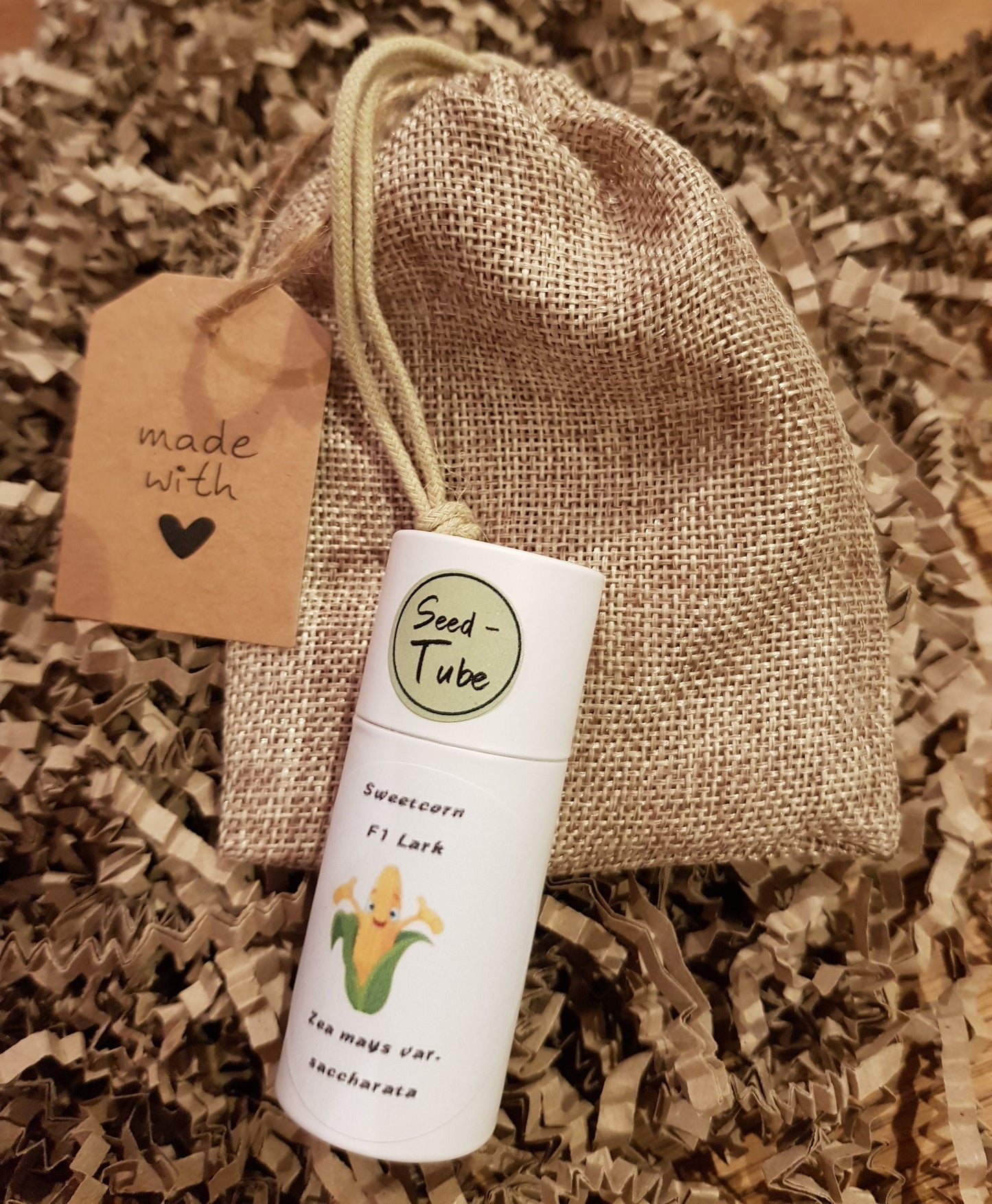 Sweetcorn F1 Seeds in a Seedlings Tube