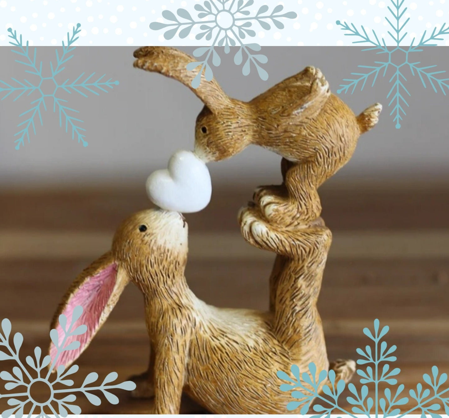 Bonnie and Jasper Heart Kisses - 10cm