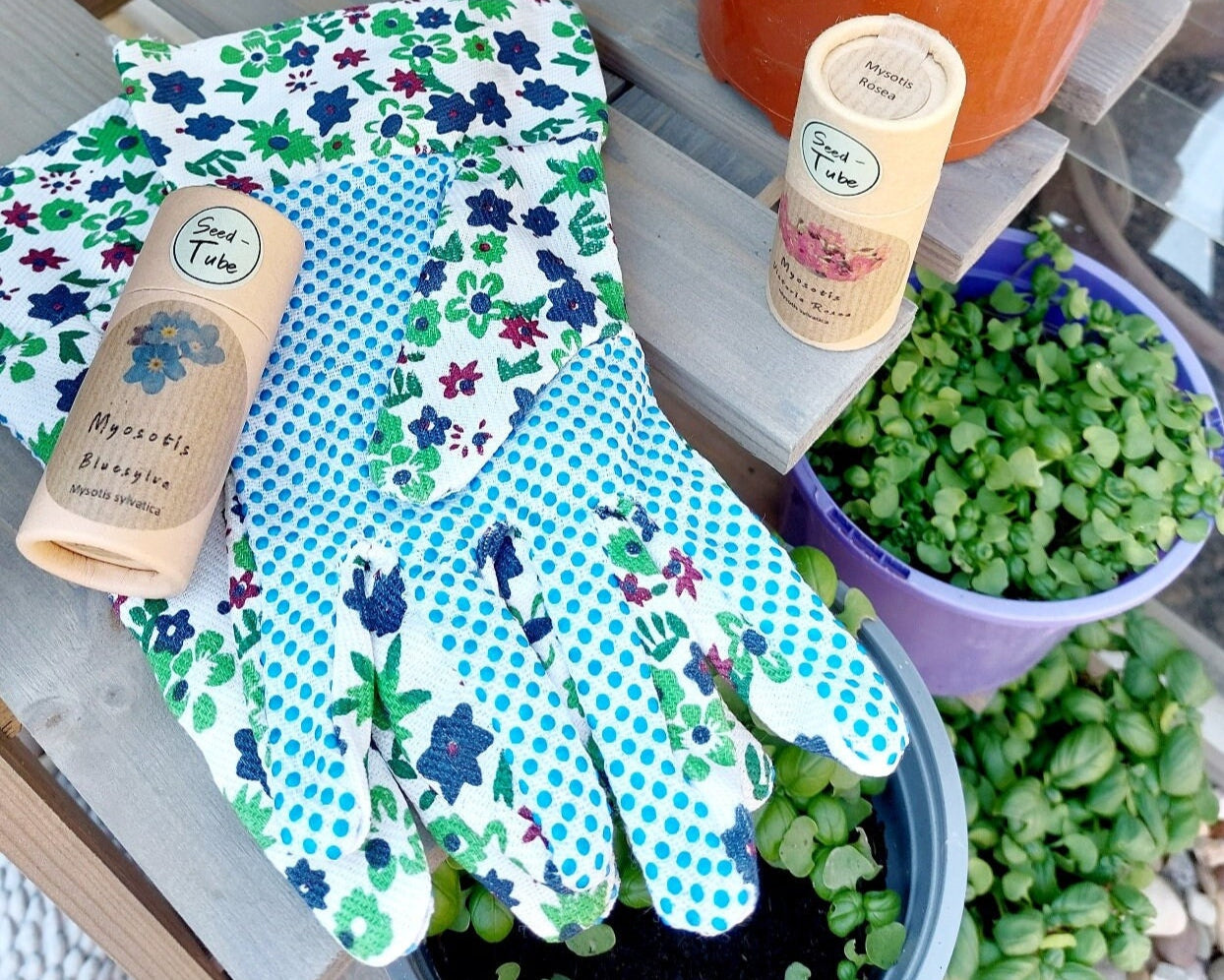 Let Love Grow Gift with Forget Me Not Seeds