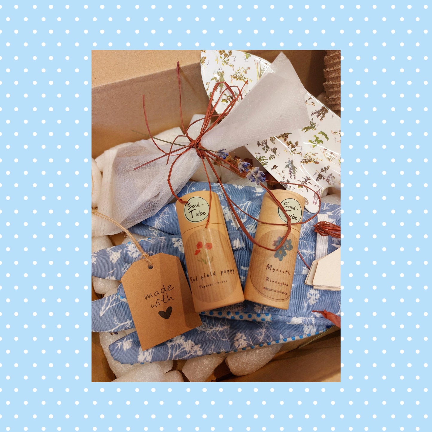 Poppy and Forget Me Not gift set