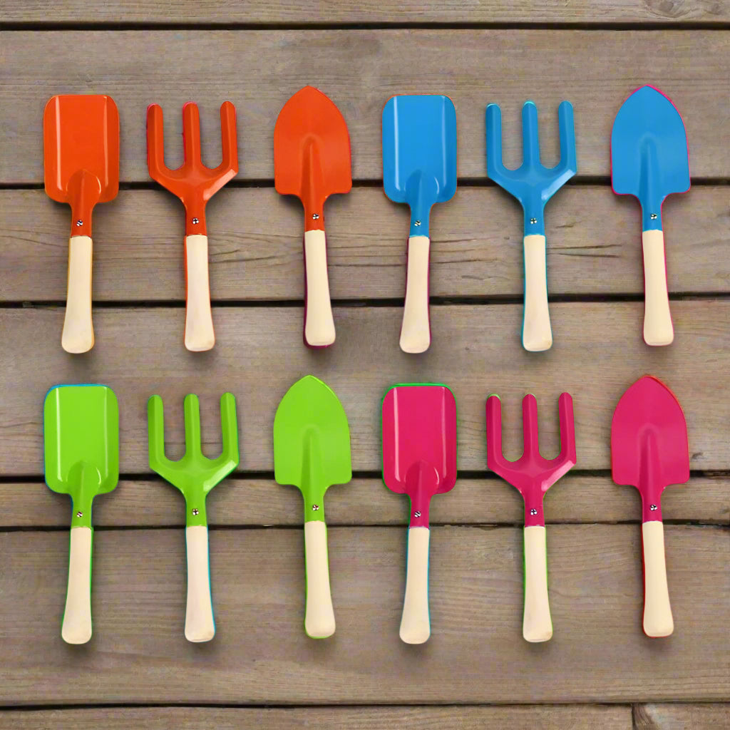 Gardening Tools for Children with wooden handles