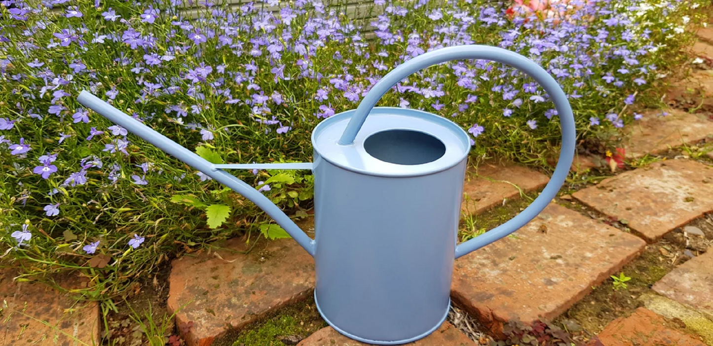Blue French Indoor Watering Can