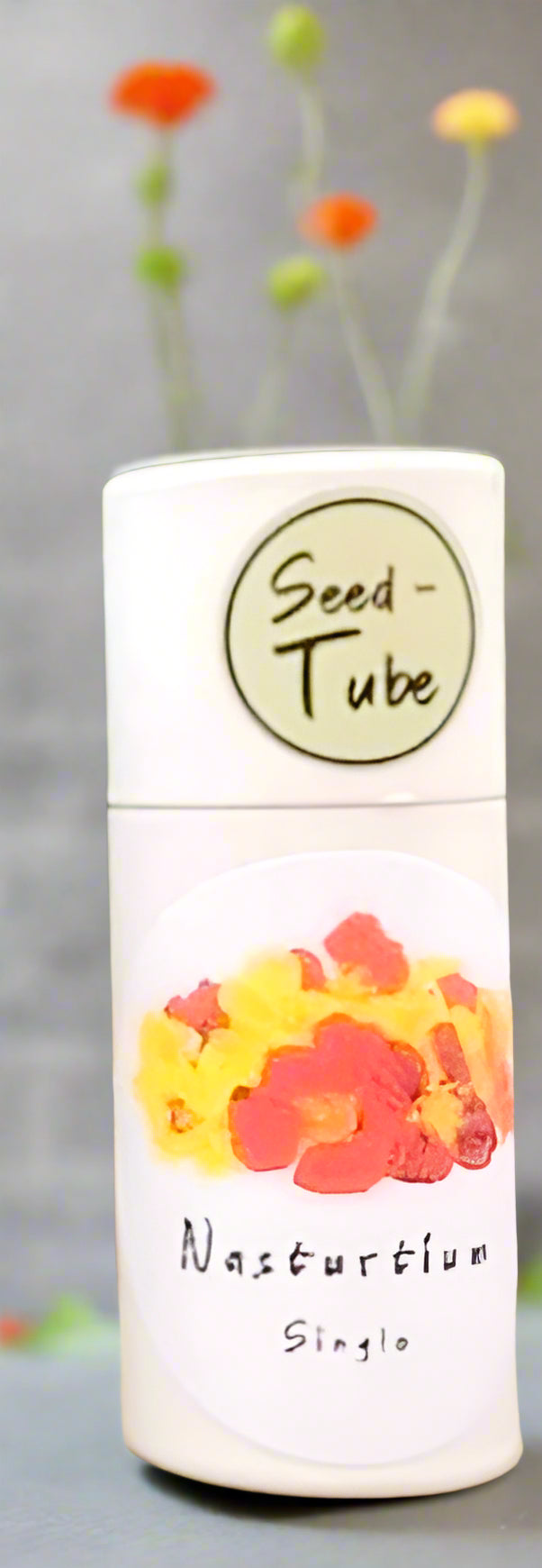 Nasturtium - Tall Single Flowered Mixed Seeds in a Seedlings Tube