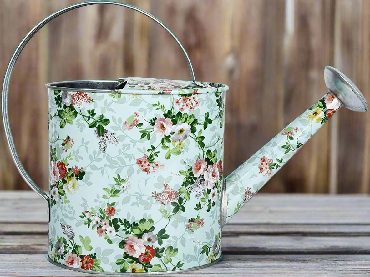 Rose Print Indoor Watering Can