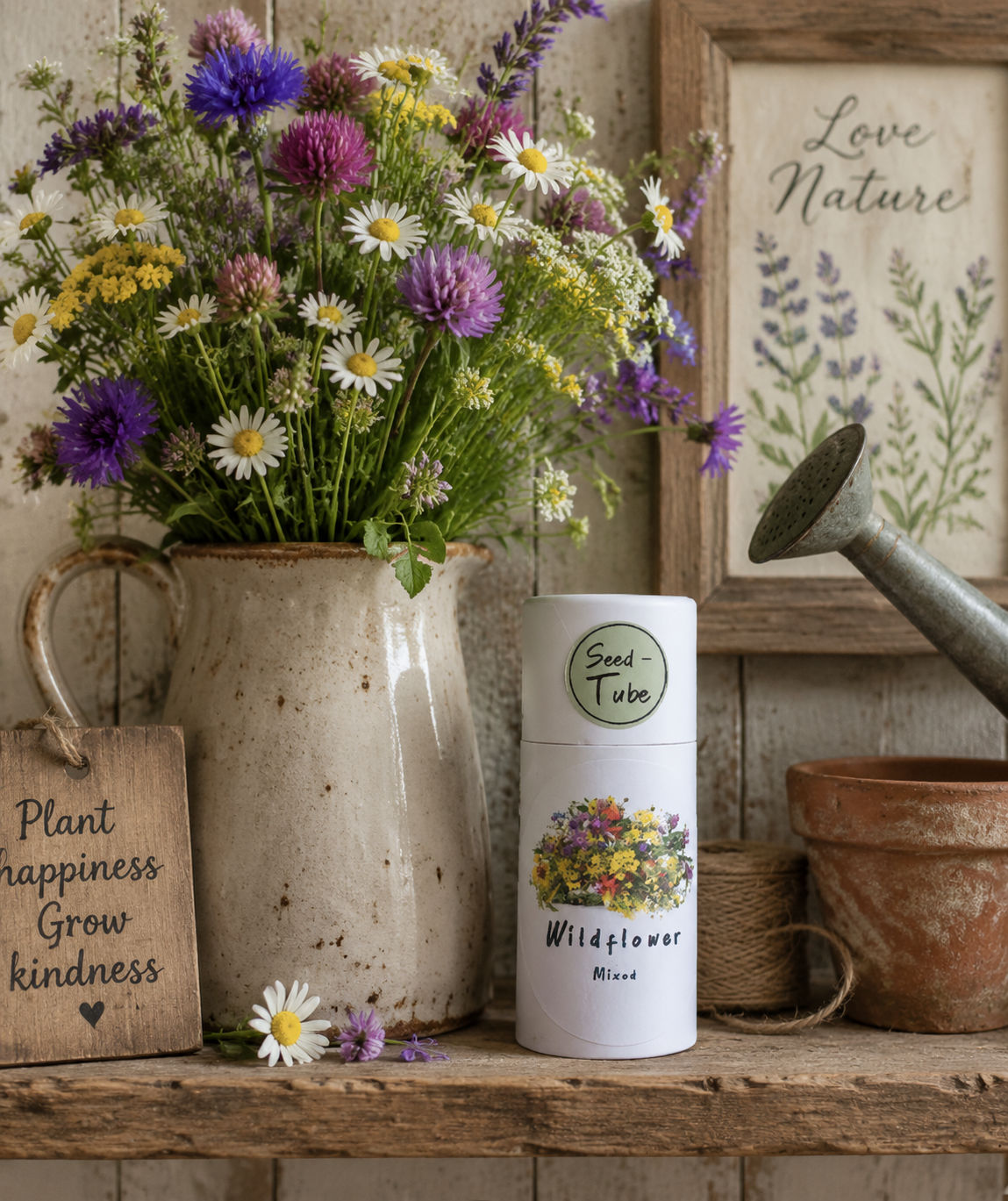 Wildflower Seeds in a Seedlings Tube