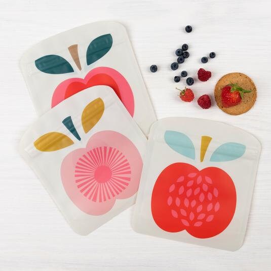 Snack Bags - Set of 3 (Various Designs)