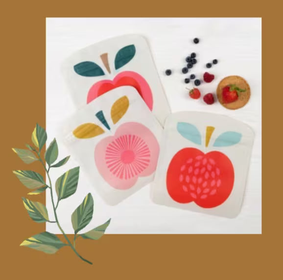 Snack Bags - Set of 3 (Various Designs)