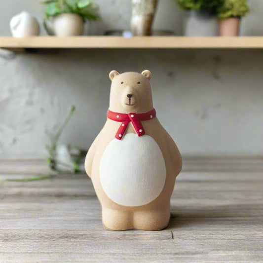 Bear Ornament with scarf